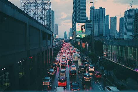 Hd Wallpaper Philippines Metro Manila Traffic Cars Vehicles Road
