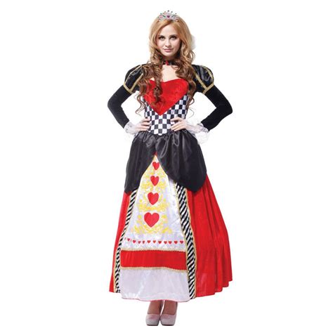 Plus Size Alice In Wonderland Queen Of Hearts Costumes For Women Costume Sexy Royal Cosplay