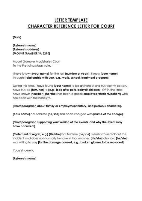 Character Reference Letter For Court Drink Driving Uk Infoupdate Org