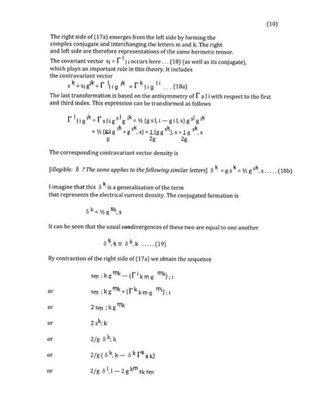 Lot Albert Einstein 3pp Of Unified Field Theory Equations I Want To