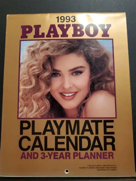 PLAYBOY PLAYMATE CALENDAR 1993 Anna Nicole Smith Corina Harney Leardini