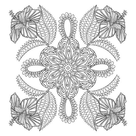 Flower coloring pages make the day bright and sunny for me. Flower Coloring Pages for Adults - Best Coloring Pages For ...