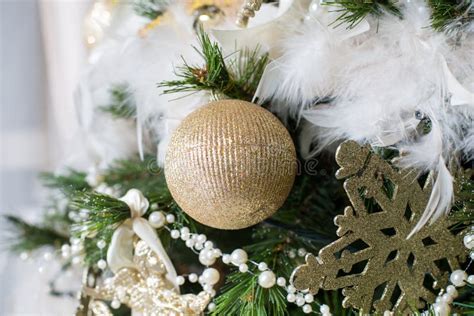 Christmas Tree Ornaments Stock Image Image Of Branch 79692923