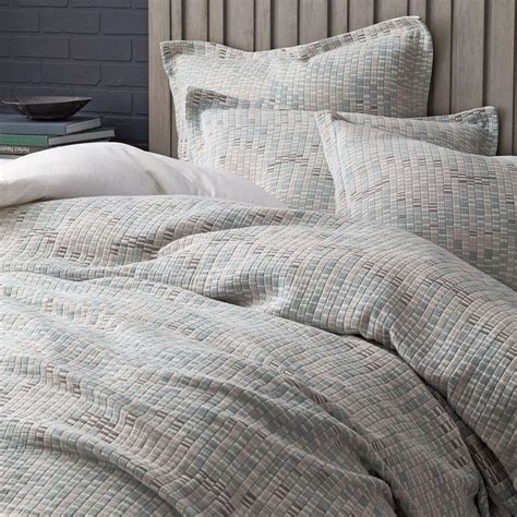 This Contemporary Duvet Cover Brings Texture To The Bed Jjacquard