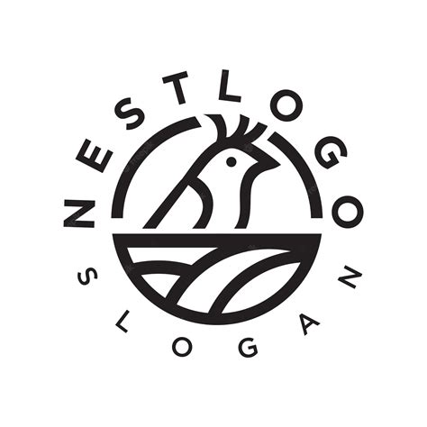 Premium Vector Bird Nest Logo Design Template