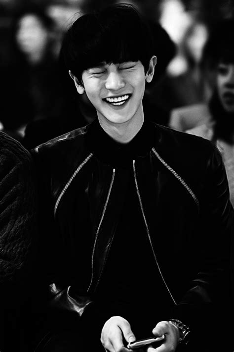 He smile exo chanyeol idols sexiest reasons tattoo dimples smiles cannot endearing adorable him every had fall help most. EXO | Chanyeol | Black & White | Big Smile | Chanyeol ...