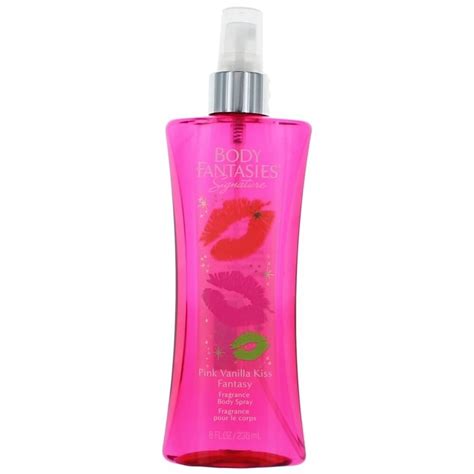 Pink Vanilla Kiss Fantasy Body Fantasies 8 Oz Fragrance Body