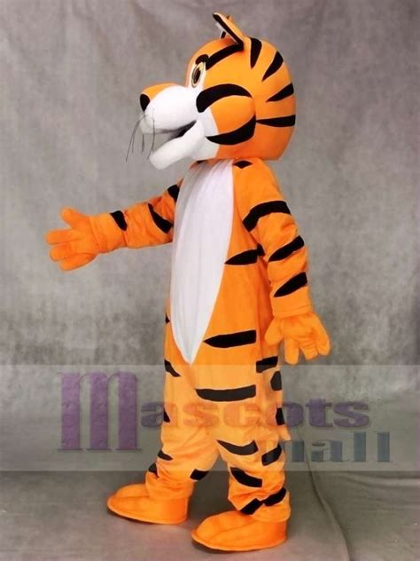 Tony The Tiger Mascot Costume Orange Tiger Fancy Dress Outfit Animal