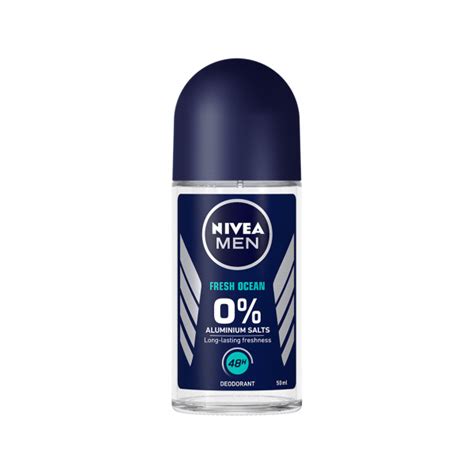 Nivea Deodorant Roll On Barbati 50 Ml Fresh Ocean 0 Aluminium Salts