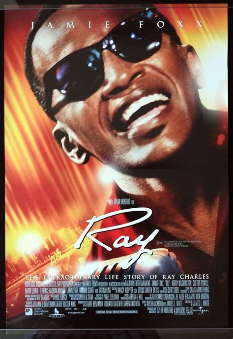 Ray Original Daybill Movie Poster Ray Charles Jamie Foxx Kerry