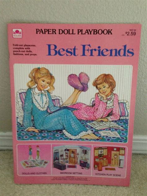 Uncut Best Friends Paper Doll Book By Golden Book