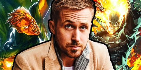 Ryan Gosling Se Torna O Motoqueiro Fantasma Perfeito Na Arte Fiery Mcu