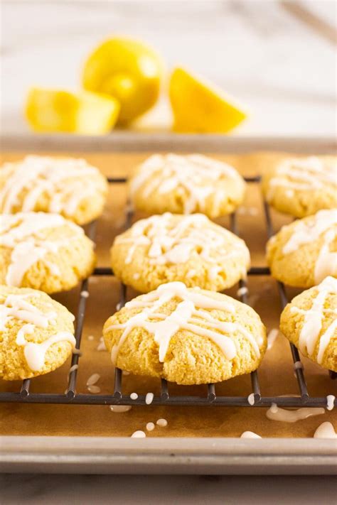 Healthy Lemon Cookies With Almond Flour