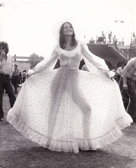 Original Photograph Of Linda Lovelace At Lord S Cricket Ground June