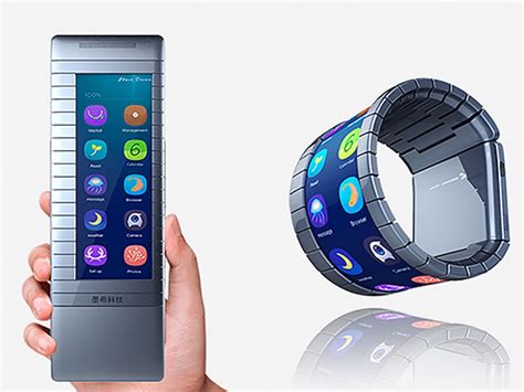 Moxis Bendable Smartphone Can Be Wrapped Around Your Wrist Stuff