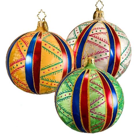 Christopher Radko French Country Fantasia Christmas Ball Ornaments