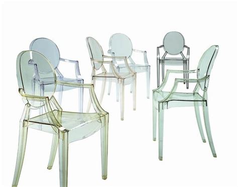 The ghost chair is also special because of the material and construction: Polycarbonate Louis Ghost Chair, Size: 57.5 X 54 X 92.5 Cm ...