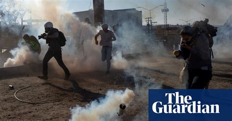 tear gas and trouble migrants meet hostility at the us border in pictures world news the