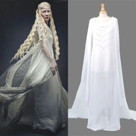 Lord Of The Rings The Hobbit Lady Galadriel Cosplay Costume Er
