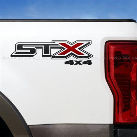X2 Stx 4x4 Red X Die Cut Decalsticker Fits Ford F 150 2015 2020 U117