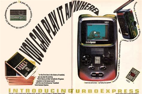 Nec Turbo Express Ad History Of Video Games Retro Gaming Retro