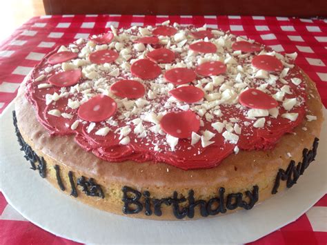 Pizza Birthday Cake Pizza Birthday Cake Cake Desserts