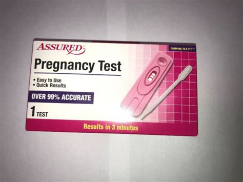 Pregnancy Test Assured Test Over 99 9 Accurate East To Use Quick Results Fast Ebay