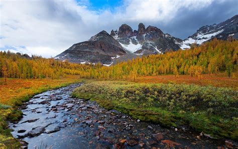Mountains Landscape Stream Autumn 1080p Rivers 1080p Autumn