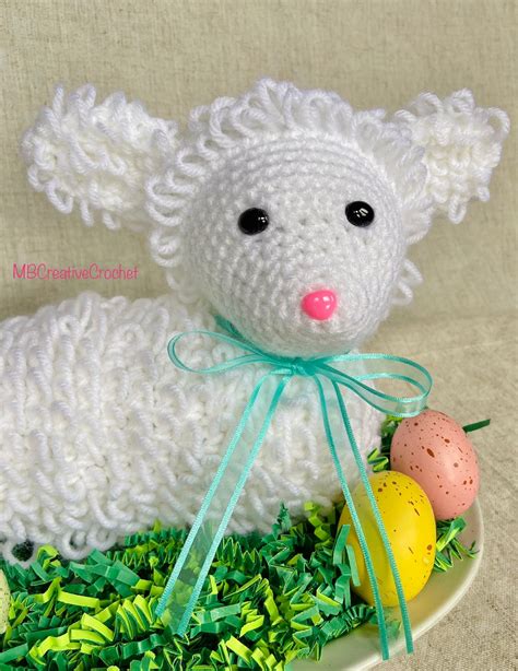 Pattern Crochet Easter Lamb Cake Pattern Lamb Amigurumi Etsy