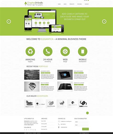 Psd Corporate Business Website Template Free Download Designscanyon