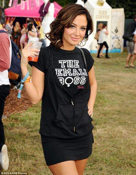 V Festival 2013 Tulisa Contostavlos Wears Her Own The Female Boss T Shirt Daily Mail Online