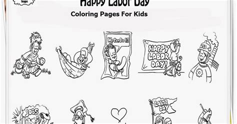 downloads coloring pages  labor day