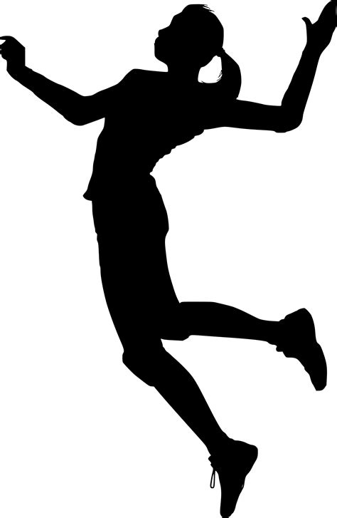 10 Volleyball Silhouette Png Transparent Onlygfx Com
