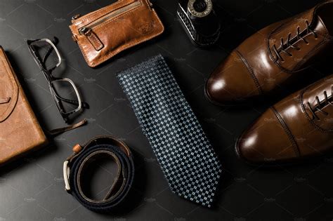 Mens Fashion Accessories Iv Containing Mens Fashion And Shoes Business Images ~ Creative Market