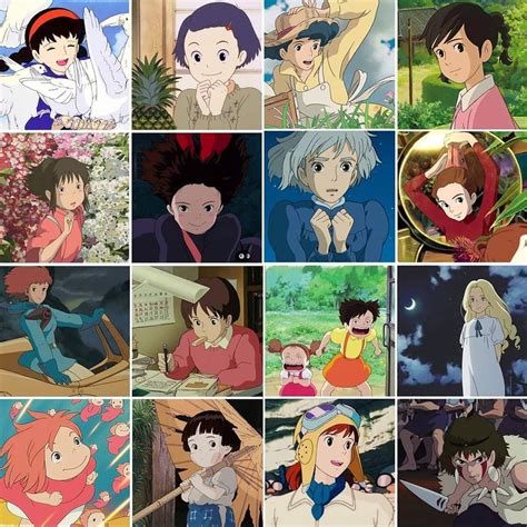 Studio Ghibli On Instagram The Ghibli Girls Give A Shoutout In The