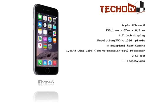 Apple Iphone 6 Phone Full Specifications Price In India Reviews