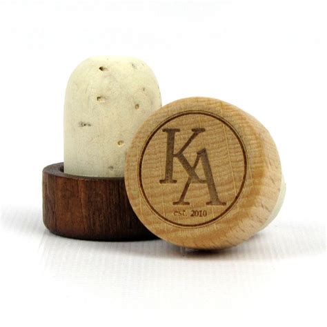 Solid Wood T Cork Bottle Stoppers