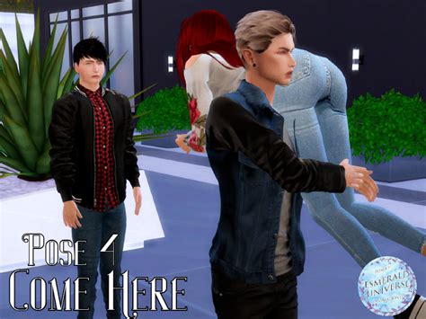 The Sims Resource Come Here Pose Pack