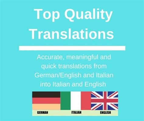 Translate Into Italian English And German By Leonardomorucci Fiverr