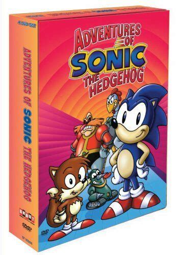 New Adventures Of Sonic The Hedgehog 4 Disc Dvd Set W