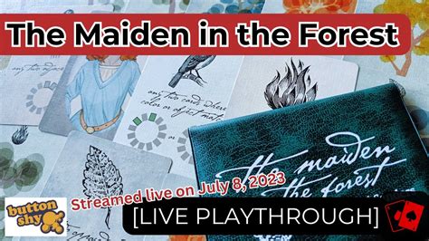 Playthrough Live The Maiden In The Forest Button Shy Games Youtube