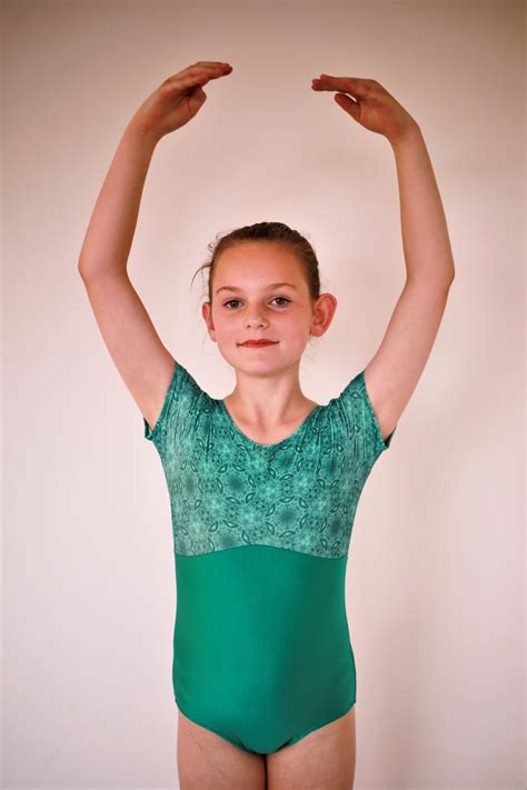 Girls Green Dance Leotard With Short Sleeves And Under The Sea Etsy