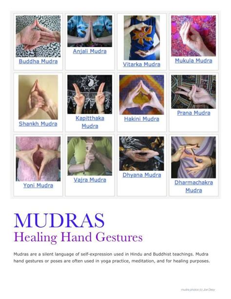 A Free Poster Of 36 Healing Mudras Mudras Kundalini Yoga Yoga Hands