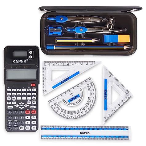 Buy Kapek Maths Set And Scientific Calculator Bundle This Patented