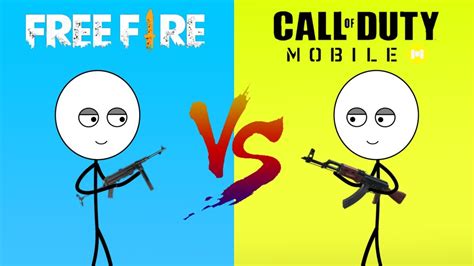 Call of duty mobile is designed to give a thrilling experience of iconic cod gameplay on your mobile devices. Free Fire Gamer Vs Call Of Duty Gamer - YouTube