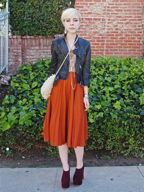 Https://techalive.net/outfit/burnt Orange Skirt Outfit