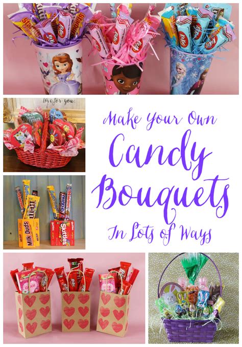 Making Small Candy Bouquets Miss Kopy Kat Candy Bouquet Diy Candy
