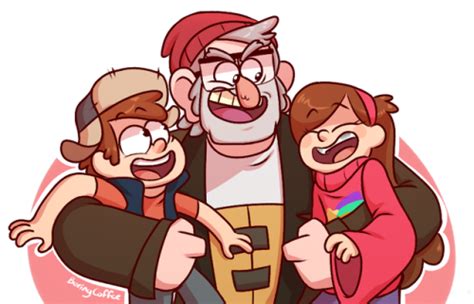 I Love These Three Gravity Falls Grunkle Stan Gravity Falls Dipper Gravity Falls Fan Art