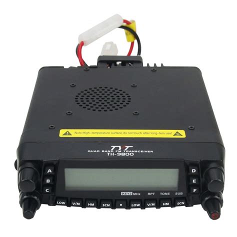 Tyt Th 9800 Mobile Radio Quad Band 50w Car Transceiver Walkie Talkie