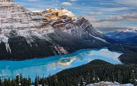 Peyto At Sunrise Mac Wallpaper Download Allmacwallpaper